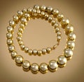 Large Bead Necklace Royalty Free Stock Photo