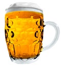 Large Beer Mug isolated Royalty Free Stock Photo