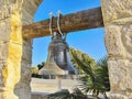 Large bell outside the church, Cyprus