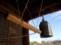 Large Bell Tower of Temple at japan