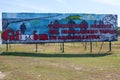 Large billboard in Playa Giron Royalty Free Stock Photo
