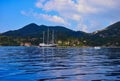 Three Masted Yacht, Zakynthos Greek Island, Greece