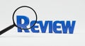 Large blue 3D text spelling \