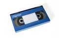 Large blue Digital Betacam L format video cassette