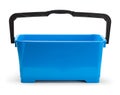 Large Blue Rectangle Bucket Royalty Free Stock Photo