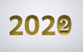 Large bold yellow year 2022 numbers