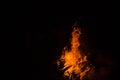 A large bonfire for the holiday Royalty Free Stock Photo
