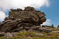 Large Boulder on Chief Mountain, Colorado Royalty Free Stock Photo