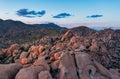 Large boulders at Texas Canyon, Arizona, Royalty Free Stock Photo