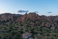Large boulders at Texas Canyon, Arizona, Royalty Free Stock Photo