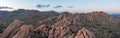 Large boulders at Texas Canyon, Arizona, Royalty Free Stock Photo