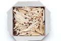 A large box of matches Royalty Free Stock Photo