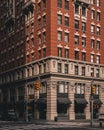 A large brick building, Flatiron District, New York, New York Royalty Free Stock Photo