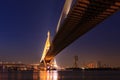 Large bridge over Chao Phraya river