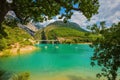 Large bridge over the gorge Verdon