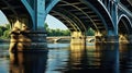 Large bridge over the river