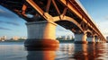 Large bridge over the river