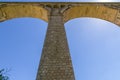 Large bridge pillar from base Royalty Free Stock Photo