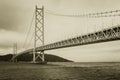 Large Bridge vintage. Royalty Free Stock Photo