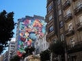 Colourful Mural In Vigo Spain