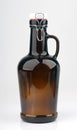 Large brown bottle with Swing top Royalty Free Stock Photo