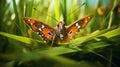 Eye-catching Butterfly Portraitures In Grandiose Color Schemes Royalty Free Stock Photo