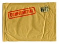 Large brown envelope with Confidential stamp