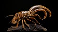 Archaeopteris With Scorpion Tail: A Dark And Intriguing Artistic Creation