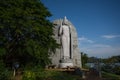 Large Buddha statue at Giritale Lake