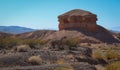 Large Butte Rock Formation in Lake Mead National Recreation Area, Nevada Royalty Free Stock Photo