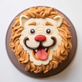Gelato Lion Face Cake Detailed Character Design With Spirited Movement