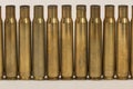 Large caliber bullets shells wall