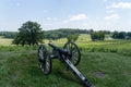 Large canon located in the Gettysburg National Military Park Royalty Free Stock Photo
