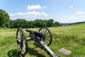 Large canon from the United States Civil War, located in the Gettysburg National Military Park Royalty Free Stock Photo