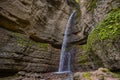 Large cascade of the Adai-Su mountain waterfall