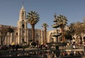 The large Cathedral of Arequipa