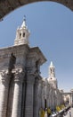 The large cathedral of Arequipa