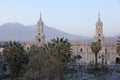 The large cathedral of Arequipa