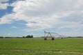 Irrigation system on the Cantebury plains New Zealand Royalty Free Stock Photo