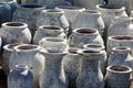 Large Ceramic Garden Pots Royalty Free Stock Photo