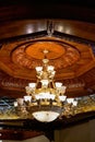 Large chandelier in Chinese style luxury interior decoration design