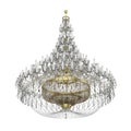 Large Chandelier Isolated Royalty Free Stock Photo