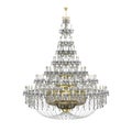 Large Chandelier Isolated Royalty Free Stock Photo