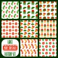 Large Christmas pattern set.