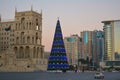 Large Christmas tree in Baku