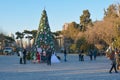 Large Christmas tree in Baku