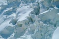 A large chunk of ice has broken off from a glacier Royalty Free Stock Photo