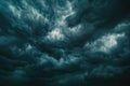 A large cloud filled with lots of dark clouds, suitable for weather or atmospheric backgrounds Royalty Free Stock Photo