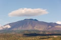 Large Cloud On Volcano Etna