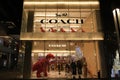large Coach New York flagship store Royalty Free Stock Photo